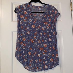 Old Navy sleeveless blouse, size L